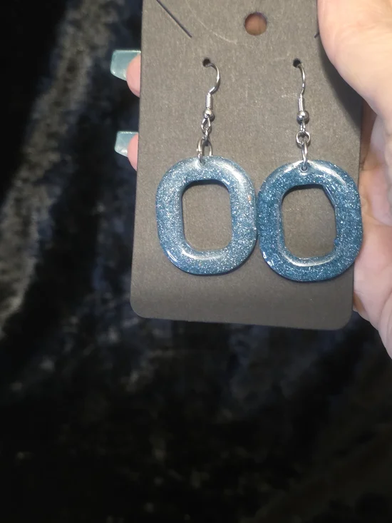 Handmade Colorful Resin Earrings - 3/$12 - Picture 10 of 13